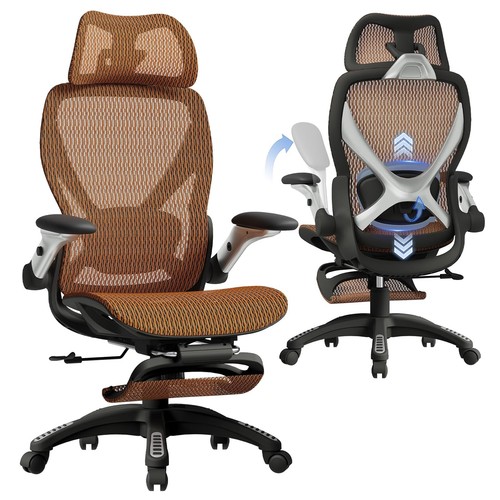 High back swivel chair - high,